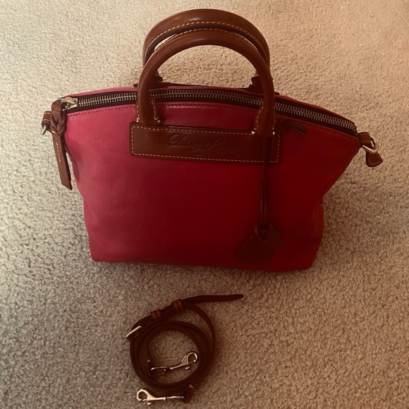 Dooney and Bourke Genuine Florentine Vacchetta Leather Bag - Picture 2 of 10